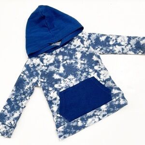 Chick Pea baby girls tie dye hoodie